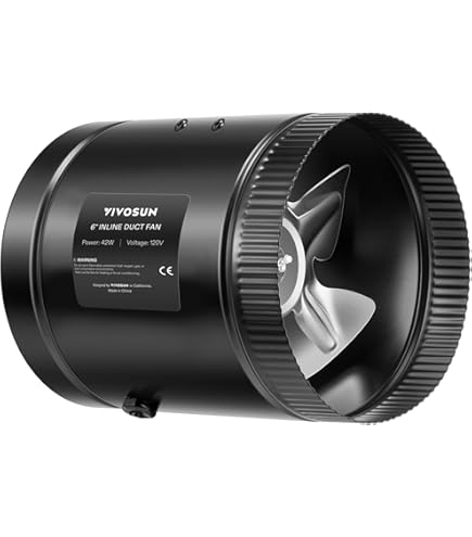 DiversiTech 625-AF10 Duct Fan, HVAC Exhaust Ventilation